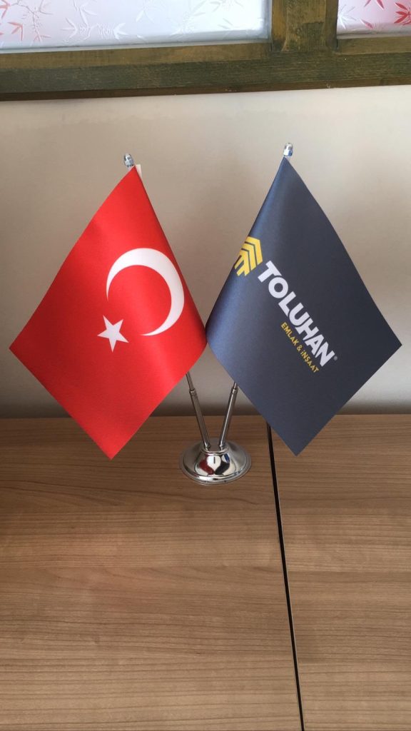 Firma Logolu Masa Bayrağı seti